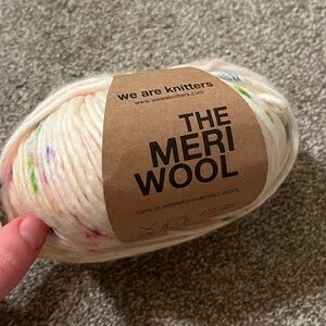 We Are Knitters Yarn Meriwool 100% Superwash Merino Confetti Rainbow Sprinkle